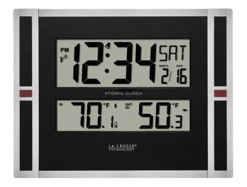 La Crosse Technology 513149 Reloj De Pared Digital Atomico D