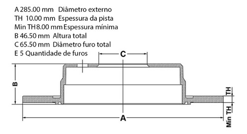 Disco Freio Traseiro Chery Cielo 2010 Fremax Bd4418s