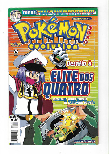 Revista Pokemon Club Evolution 49 Crystal Elite Dos Quatro