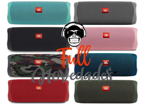 Imagen 7 de 10 de Parlante Bluetooth Jbl Flip 5 Extra Bajos Original Colores