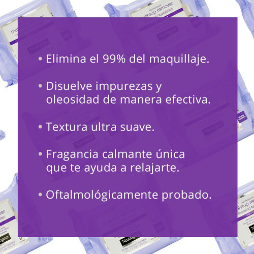 Toallitas Desmaquillantes Neutrogena Night Calming 25 Unid