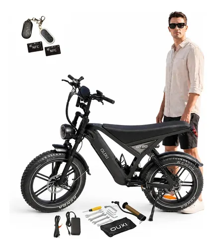 Bicicleta Elétrica Ouxi Gt20 1000w Freio Hidráulico Alarme