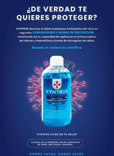 Bioenjuague Bucal Sin Alcohol Xyntrus Brix Covid Bacterias