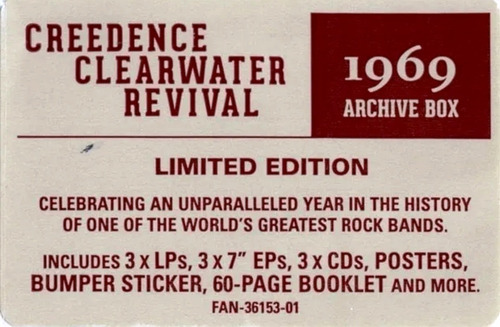 Creedence: 1969 Archive Vinyl Edition / 3 Lp + 3 Ep + 3 Cd (Usado)