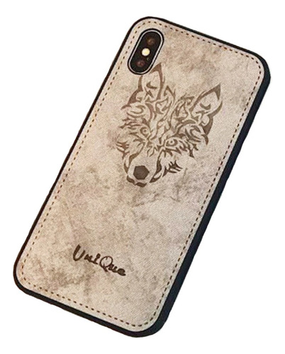 Funda Case Para iPhone Modelos Lobo Wolf Tela Proteccion