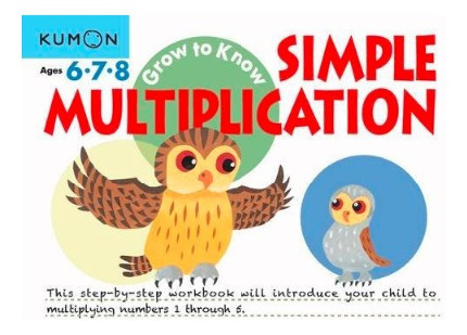 Kumon Libro De Multiplicación Simple Para Niños Didáctico 