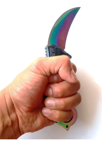 Imagen 6 de 9 de Cuchillo Tipo Karambit Navaja Táctica Supervivencia Cacería