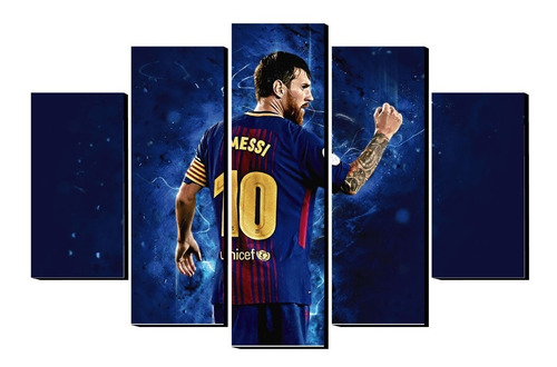 Cuadro Decorativo Messi Barcelona Futbol