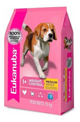 Alimento Perros Eukanuba Weight Control Medium Breed 3kg