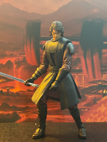 Anakin Skywalker Cabeza Custom Black Series Escala 1/12 (Usado)