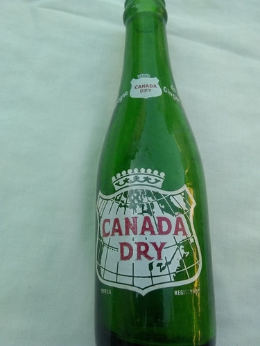 Botella Antigua Vintage Canada Dry Champagne De Colección