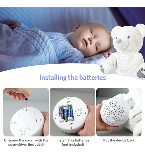 Baby Sleep Soother, Mom's Heartbeat Lullabies & Shusher,...