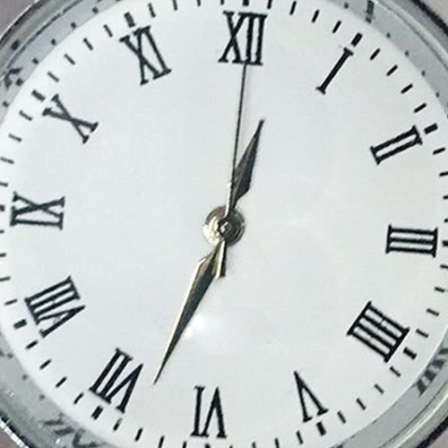Mini Mecanismo De Inserción De Reloj Números Blancos