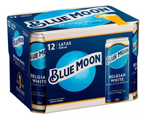 Cerveja Blue Moon Lata 350ml 12 Und