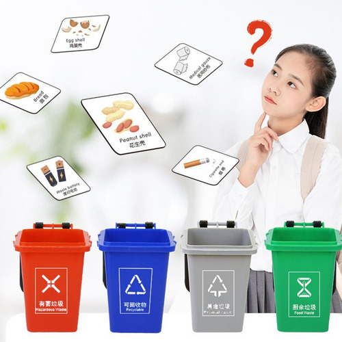 6x Camión De Basura Juguete Gestión De Residuos Reciclaje