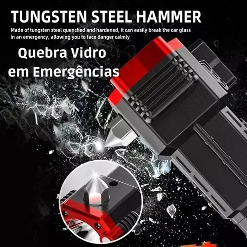 1x Linterna Táctica Militar Imán Martillo Sos