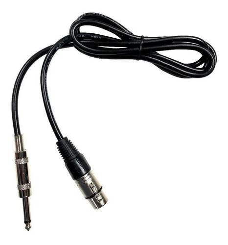 Cable Canon Xlr Hembra A Plug 6,5 Mono 1,5 Metros Hamc