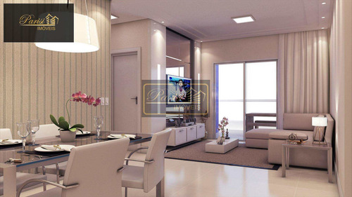 Imagem 1 de 22 de Apartamento Com 1 Dorm, Canto Do Forte, Praia Grande - R$ 444.575,00, 73,41m² - Codigo: 92 - V92