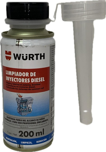 Limpia Inyectores Diesel Wurth (200 Ml) 