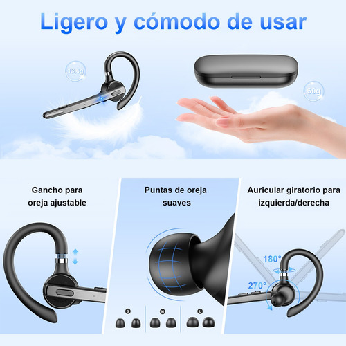 Auriculares Bluetooth, Auriculares Inalámbricos Bluetooth
