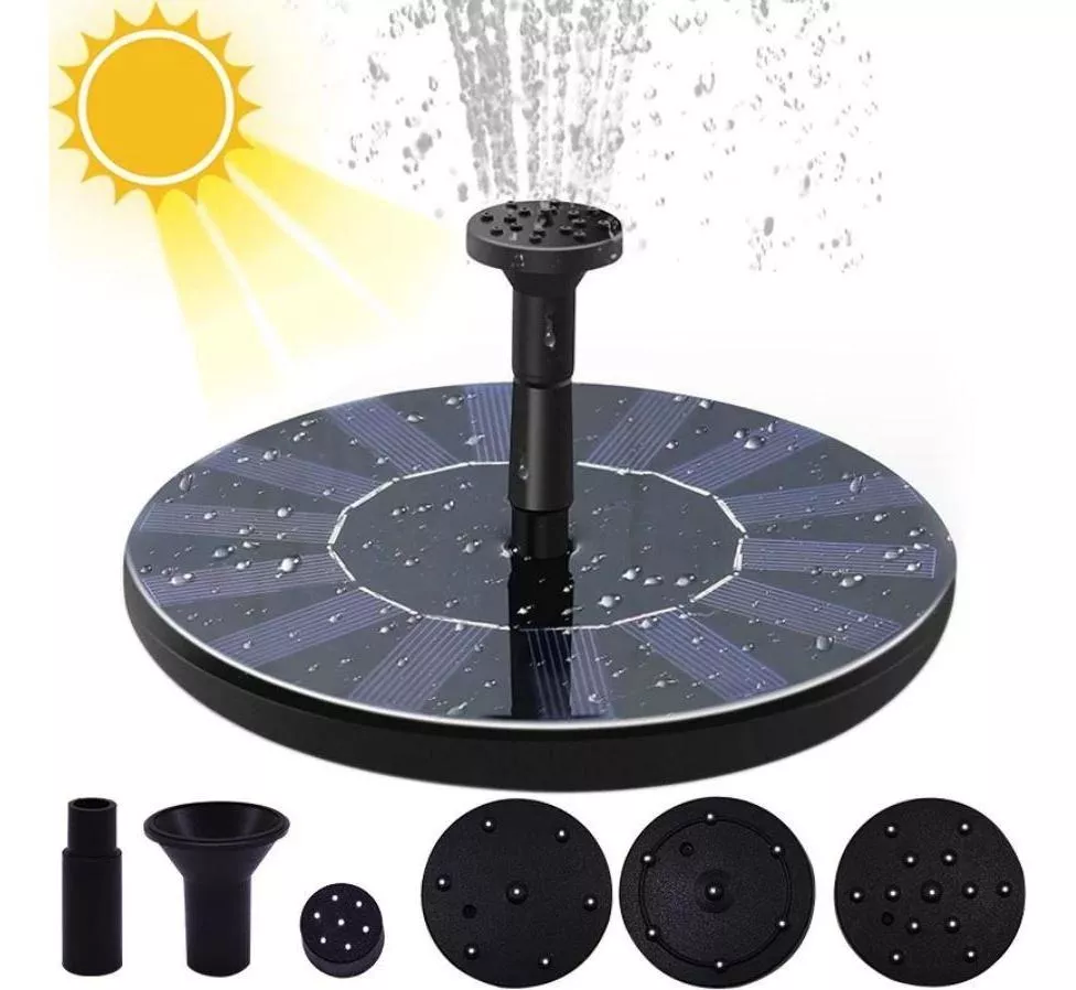 Primera imagen para búsqueda de fuentes solares para jardin