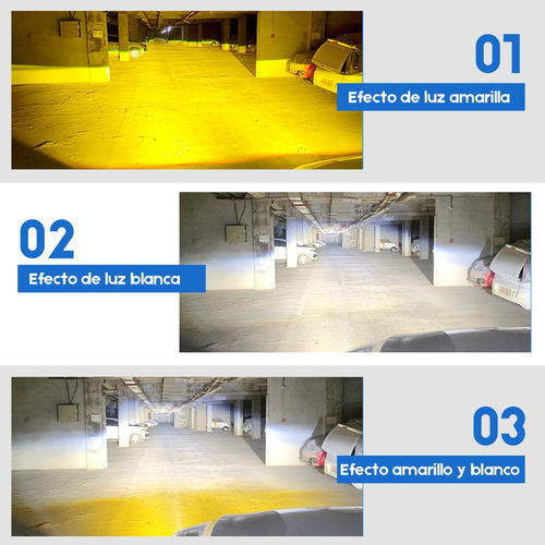 A Faros De Lupa Doble Color For Auto, Motocicleta