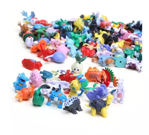 Brinquedo Antigo Bonecos Pokémon Miniaturas Lote