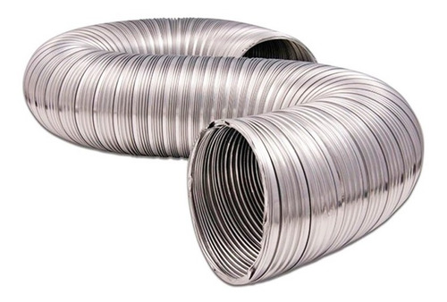 Ducto Flex De Aluminio 10 Pulgadas De Diámetro X 2.40 Mt