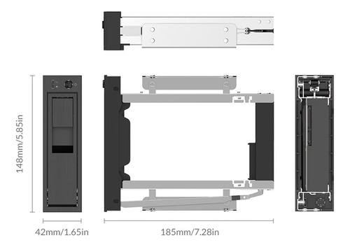 L Adaptador Ssd For Rack Móvil Sin Bandeja, Intercambio En
