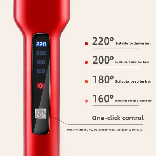 Rojo: Cabello Automático, Portátil, Seco Y Húmedo, De Doble