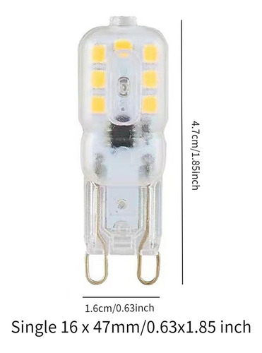 Bombillas Led G9 Modernas Para Luz Cálida 3000k