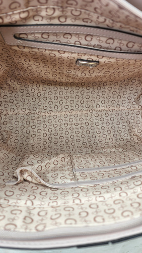 Bolsa Guess Jj970825 Nueva 100 % Original Con Etiqueta Blush Estampado Níquel Nude