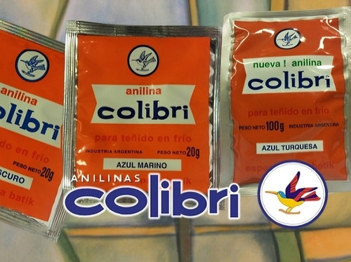 Anilina En Frio Colibri X 20 X 250 X 1000 Grs