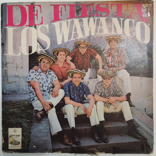 Vinilo Los Wawanco De Fiesta Hernan Rojas C3