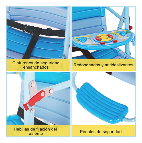 Silla Mecedora Columpio Niño/bebé Home 2-4 Años Plegable