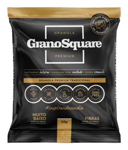 Granola Grano Square Premium Tradicional Pacote 40g