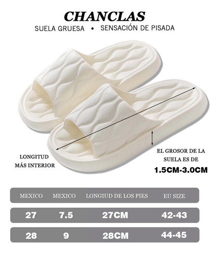 Sandalias Chancla Eva Cómodas Mujer Hombre Para Baño Playa