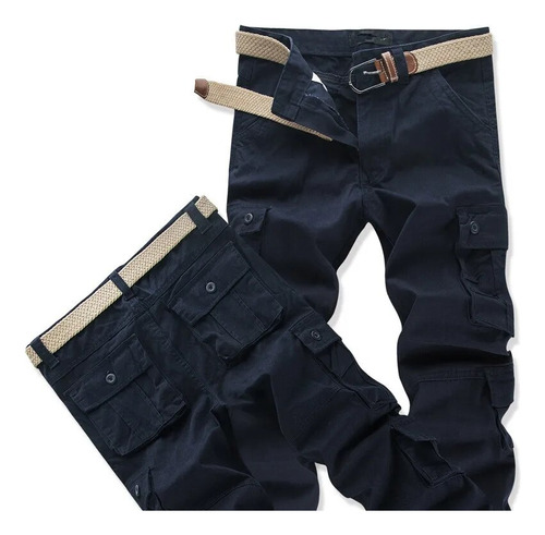 Pantalones Tipo Cargo, Camuflaje, Combate, Militar, Para Hom