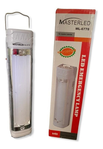 Lampara De Emergencia Led Con Linterna 