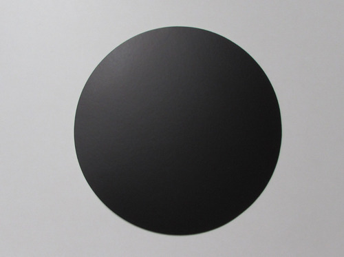 Imagen 1 de 1 de Disco Ppm Mate D.15 Cm (x200u) Negro Mármol- 199 Bauletto