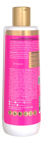 Salon Line Sos Cachos De Repente Pronta Acondicionador 500ml