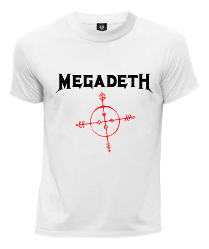 Camiseta Rock Heavy Metal Band Megadeth 