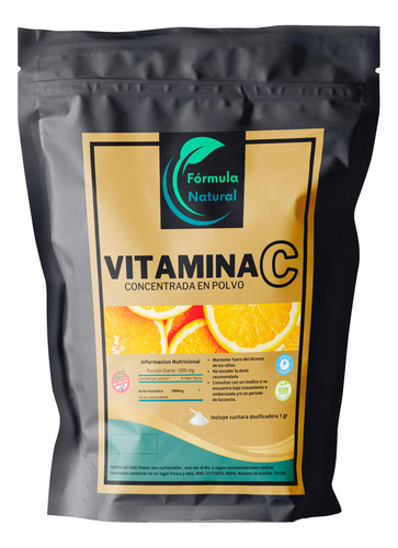 Acido Ascorbico Vitamina C Premium 100g Formula Natural Cc