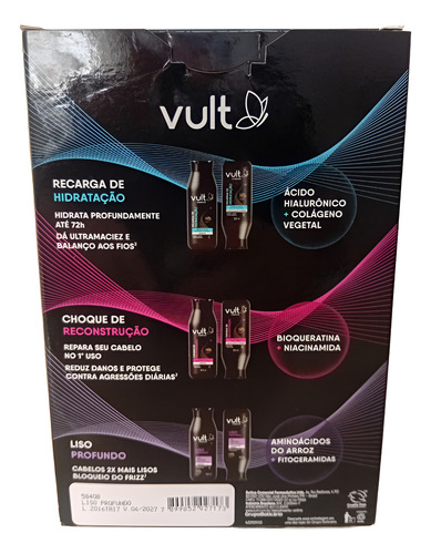 Kit Vult Recarga De Hidratação Shampoo + Condicionador 200ml