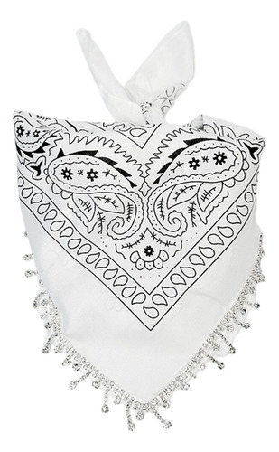 Bandana Com Borlas, Lenços De Caxemira Ocidental, A La Mo