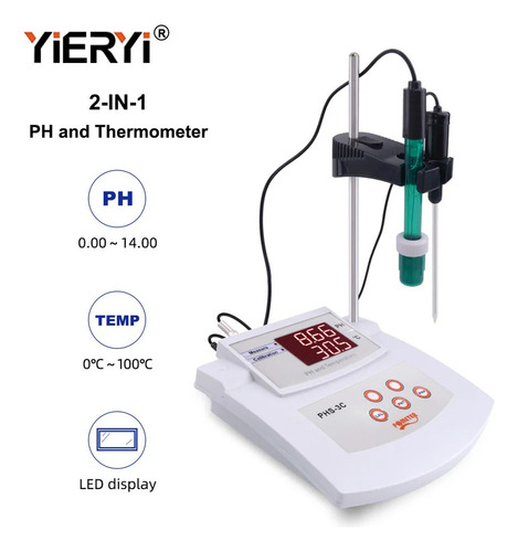 Potenciómetro De Escritorio, Medidor De Ph Y Temperatura