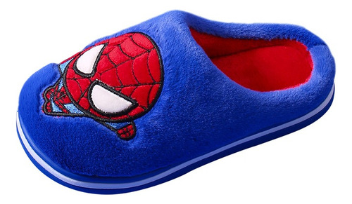 Invierno Niños Indoor Home Spider-man Zapatos De Algodón Con