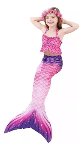 Colas De Sirena Para Nadar Para Niñas De 3 A 12 Años