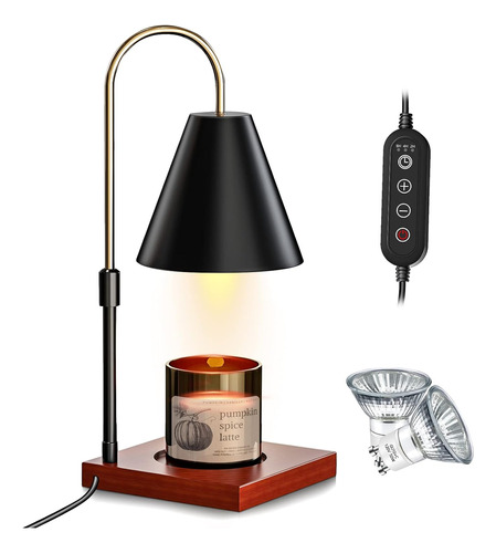 Candle Warmer Lamp, Adjustable Height And Brightness Candle 