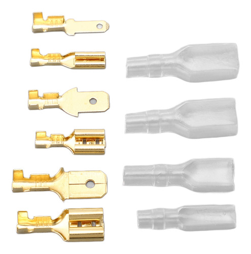 Kit De Sortimento De Terminais De Conector De Fio De Latão F